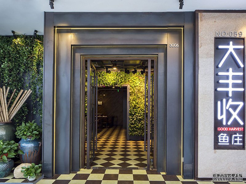 大豐收魚莊火鍋餐飲店裝修設(shè)計(jì)風(fēng)格