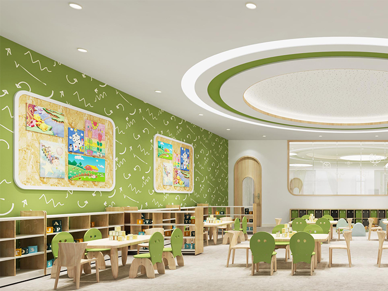 杭州向日葵托兒所興趣班裝修設(shè)計(jì)案例