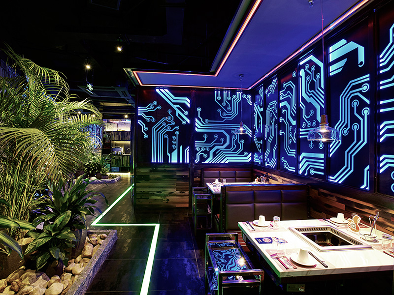 重慶留一手火鍋店裝修設(shè)計(jì)案例