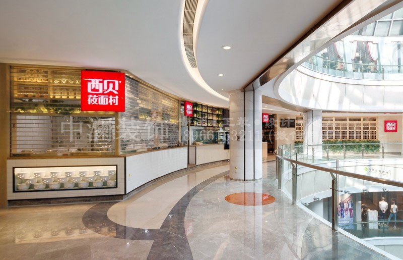 800平方西貝餐廳裝修設(shè)計(jì)風(fēng)格案例